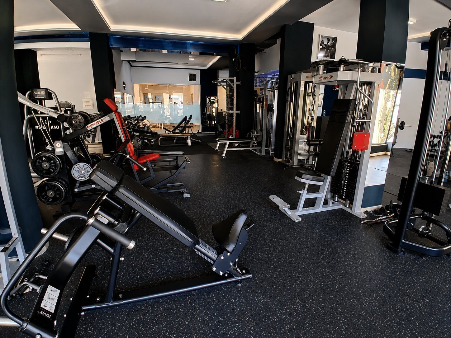 Salla kryesore e palestrës Fitness Kaçi
